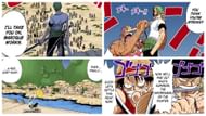 Zoro's Whisky Peak masterclass in the One Piece manga (Image via Shueisha)